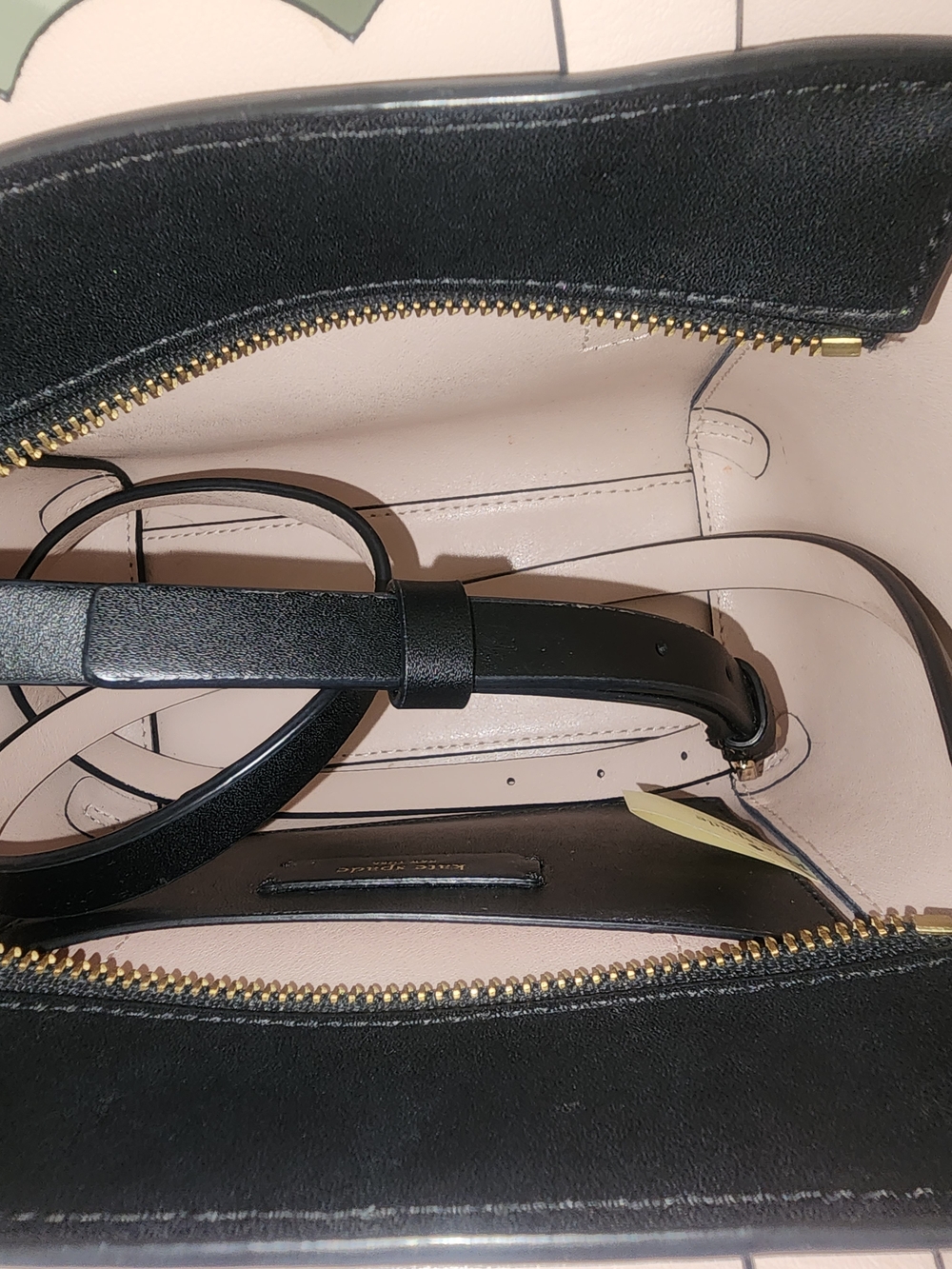 Kate Spade Black Mini Mina Magnolia - Picture 3 of 5